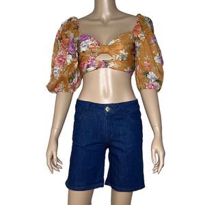 Space Style Concept denim jeans Shorts